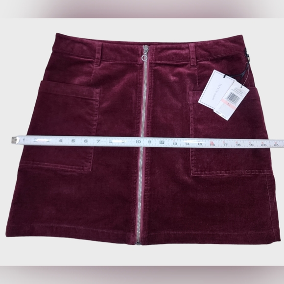 1.state Corduroy Zip-Front Mini Skirt - Picture 7 of 10